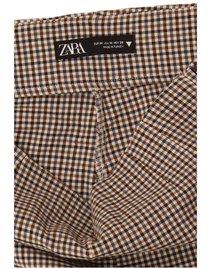 Pantaloni skinny pentru femei Zara Mediu L28 L28 Maro Vichy
