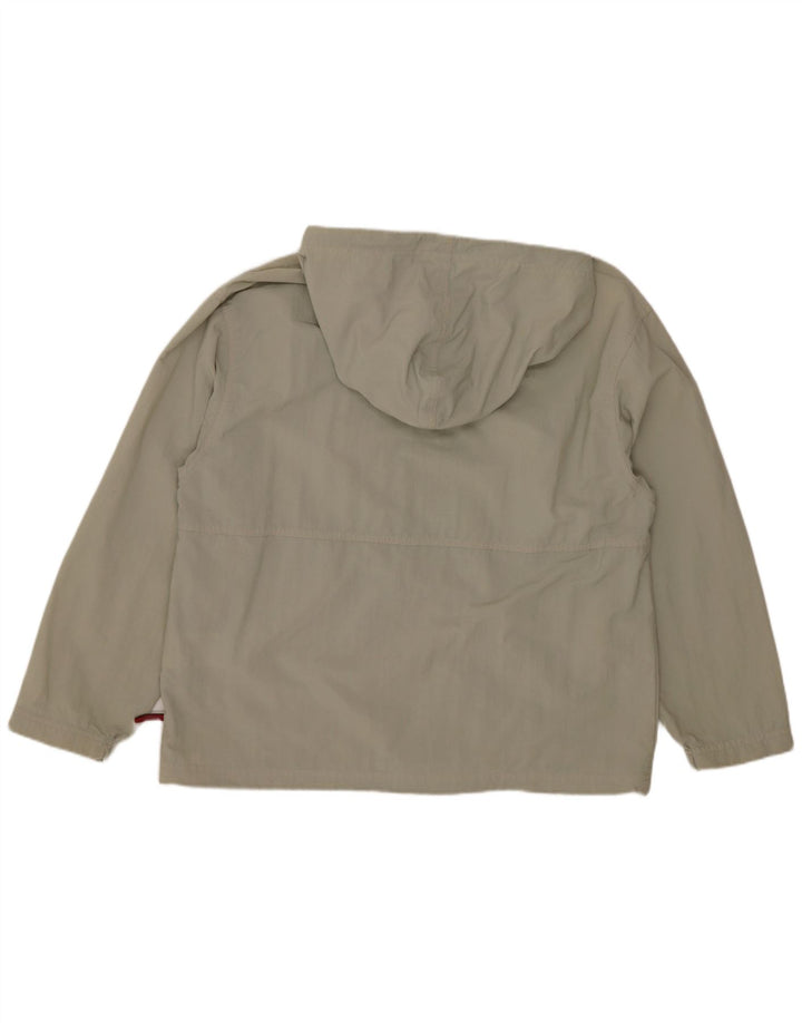 Jachetă de ploaie cu glugă pentru femei Reebok UK 12 Medium Beige Nylon