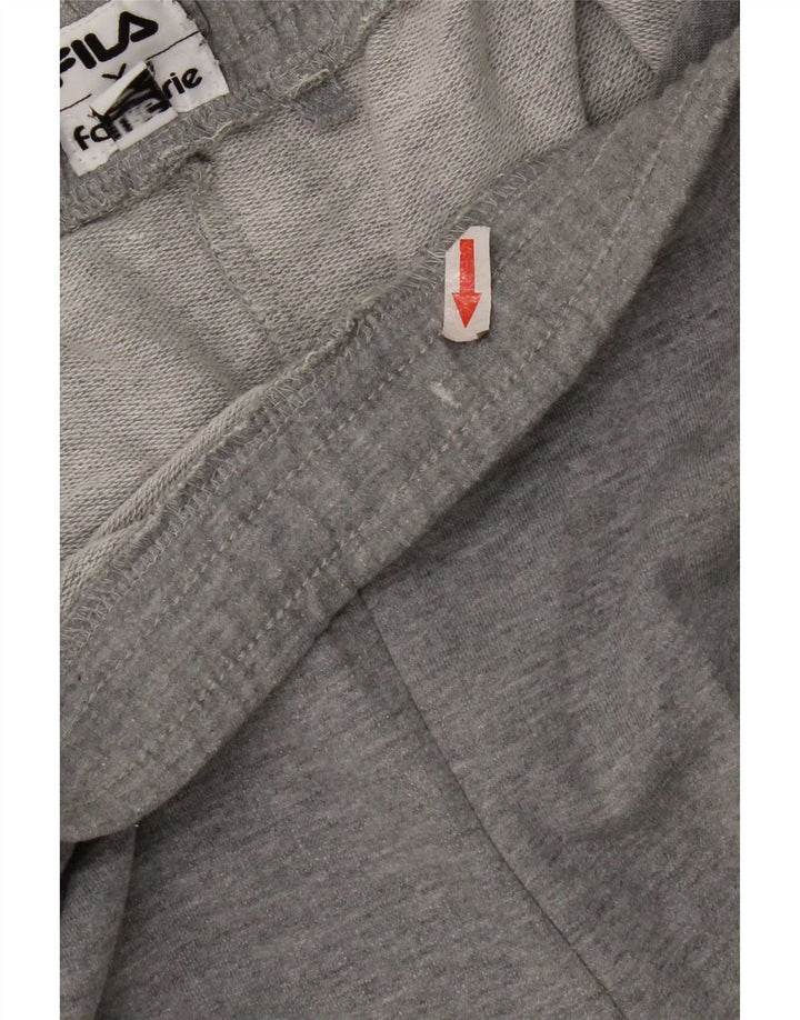 Pantaloni scurți sport Fila pentru bărbați, mari, gri, bumbac