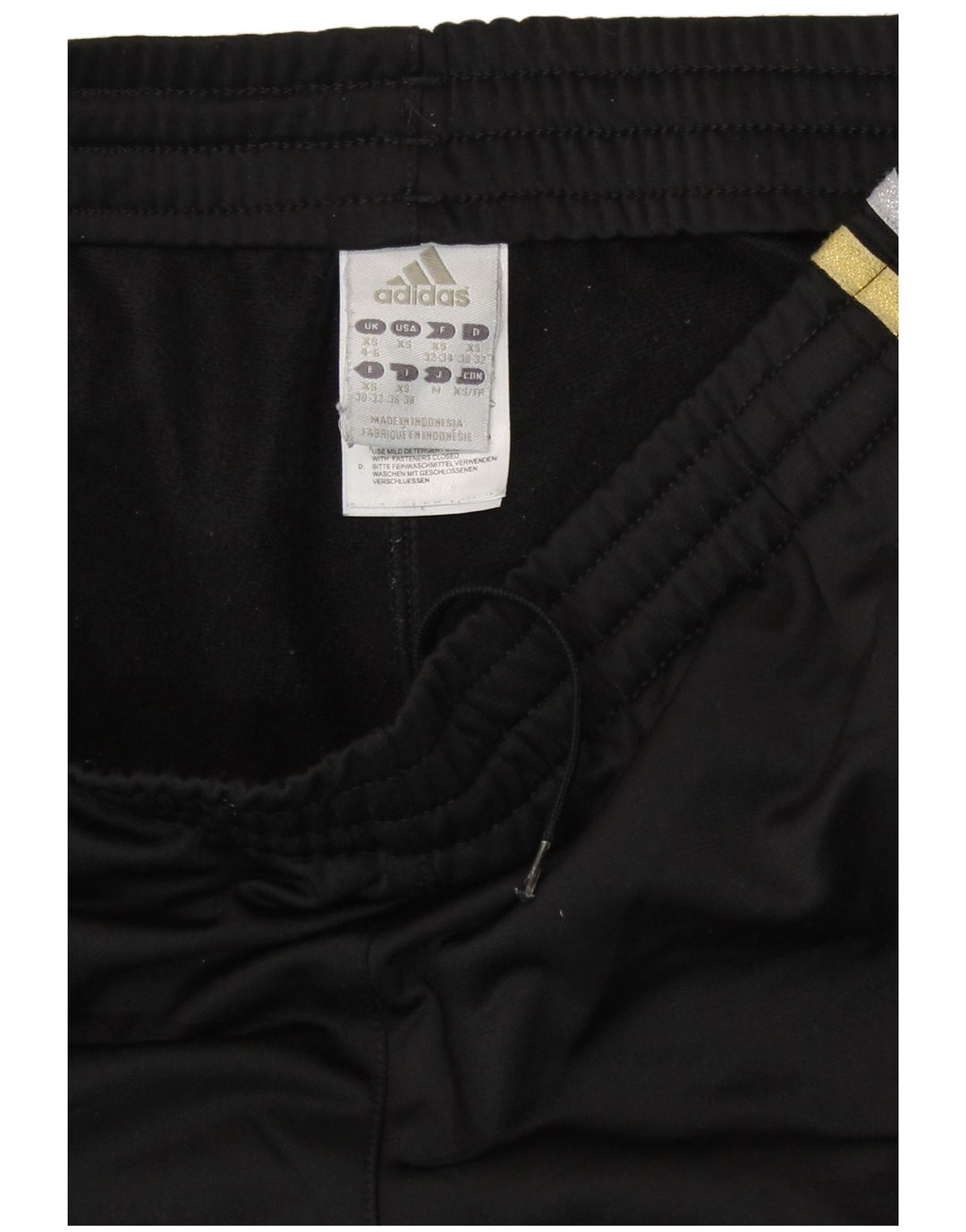 Pantaloni de trening pentru femei ADIDAS Joggeri UK 4/6 XS Poliester negru
