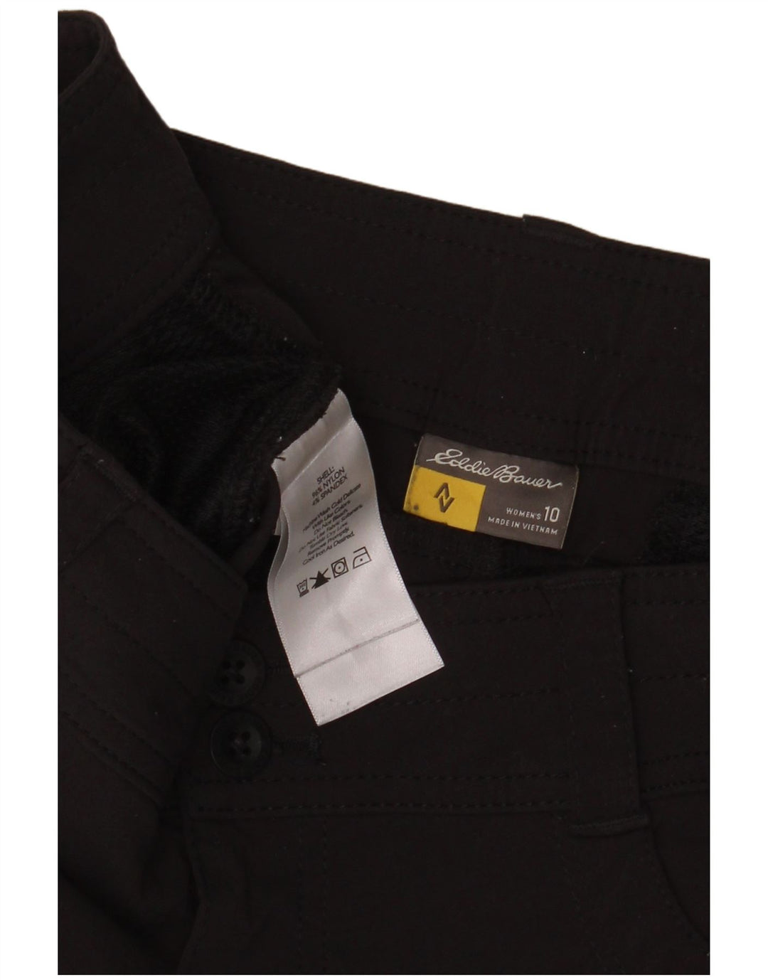 Eddie Bauer Pantaloni cargo pentru drumeții Capri pentru femei US 10 Large W32 L21 Black