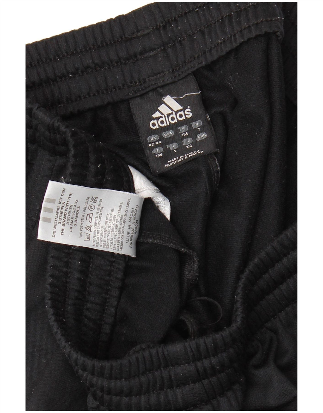 Pantaloni de trening Adidas pentru bărbați Marea Britanie 42/44 Poliester negru mare