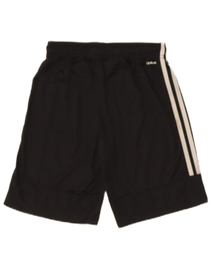 Pantaloni scurți sport adidas băieți 11-12 ani poliester negru