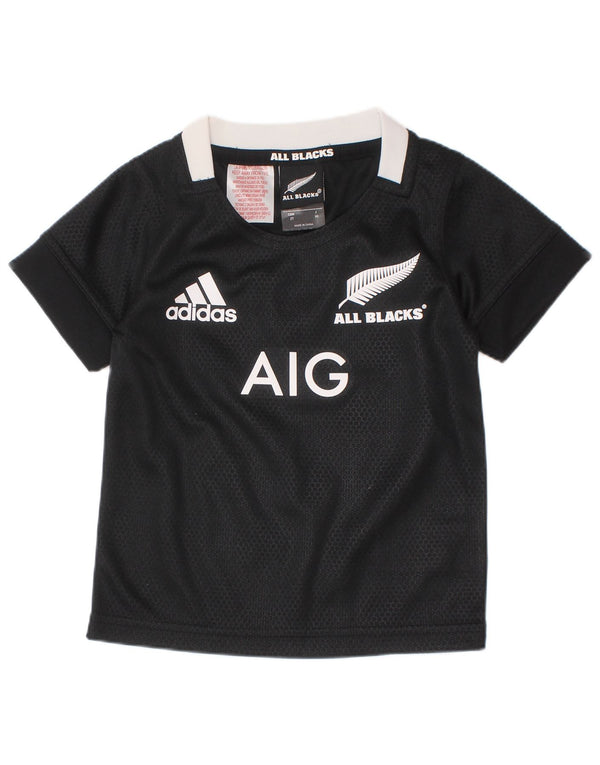 ADIDAS Baby Boys Noua Zeelandă Tricou grafic Top 18-24 luni Negru
