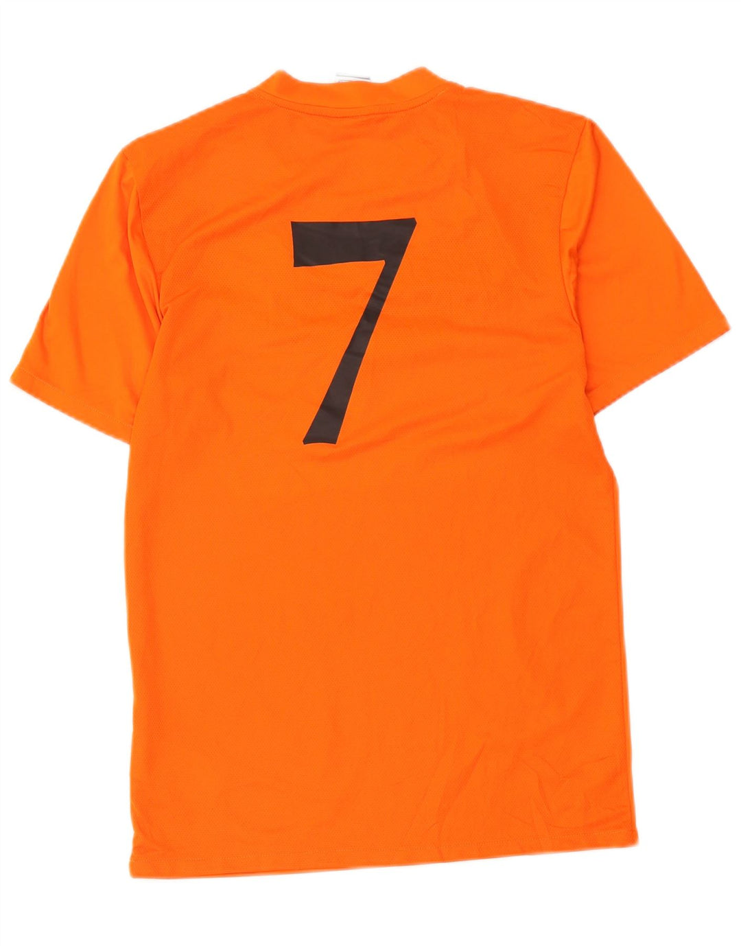 Tricou grafic Nike Dri Fit pentru bărbați Top mic portocaliu din poliester bloc de culoare