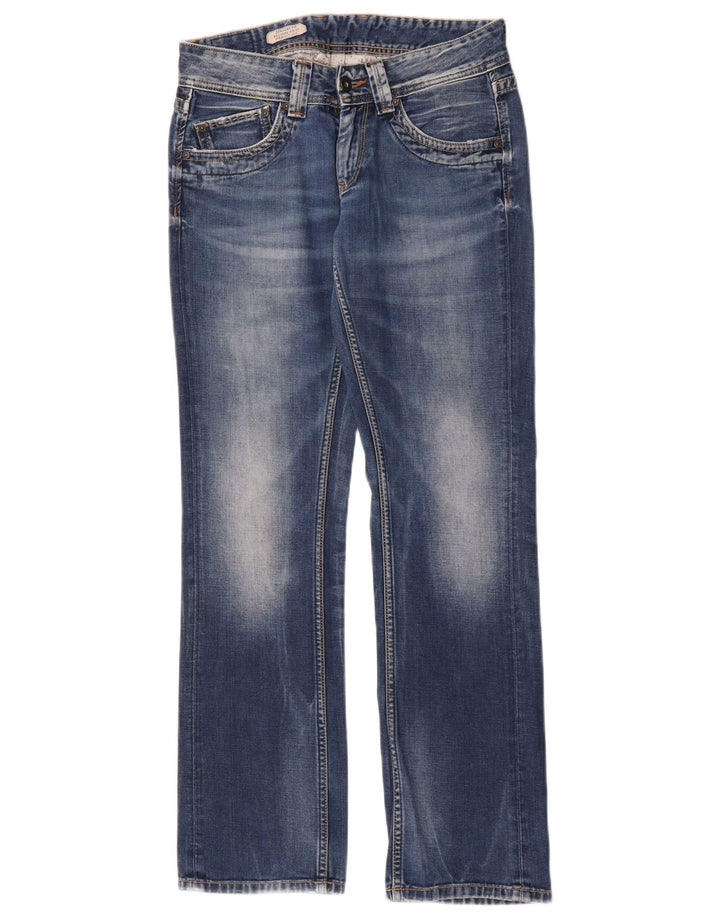 PEPE Jeans Blugi Bootcut Femei W27 L32 Bumbac Albastru