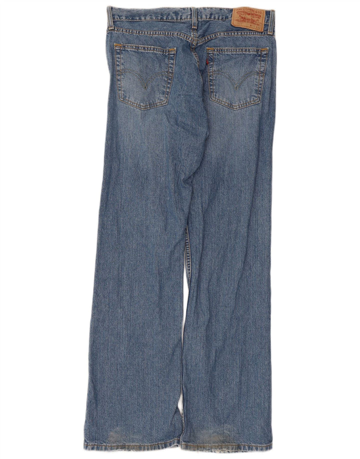 Blugi Bootcut cu talie joasă Levi's 527 W32 L32 Bumbac albastru