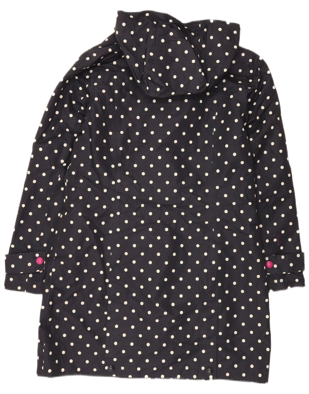 JOULES Jachetă de vânt supradimensionată pentru femei UK 10 mic, bleumarin, buline