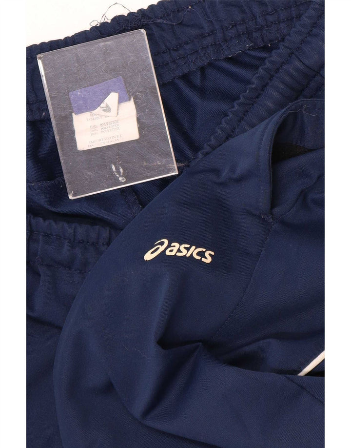 Pantaloni de trening Asics Crop pentru bărbați, mari, albastru, poliester