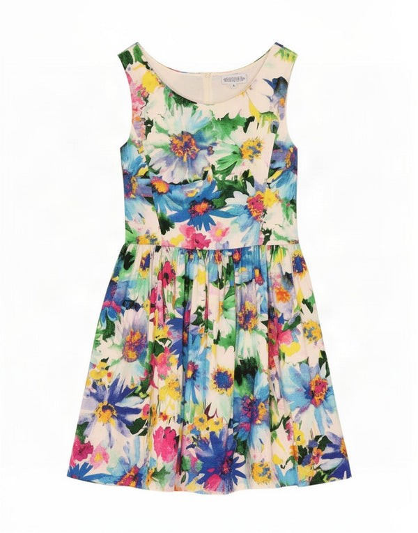 Rochie de soare Polo Ralph Lauren Fete 11-12 Ani Bumbac Floral Multicolor