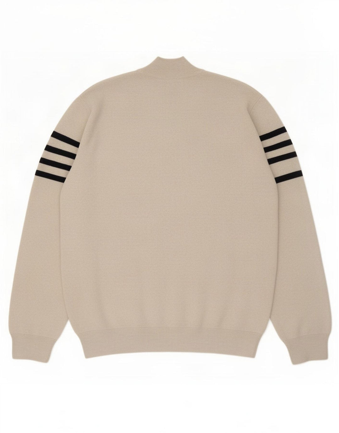 Pulover pentru bărbați Marks & Spencer cu gât crew pulover XL poliester cu dungi bej