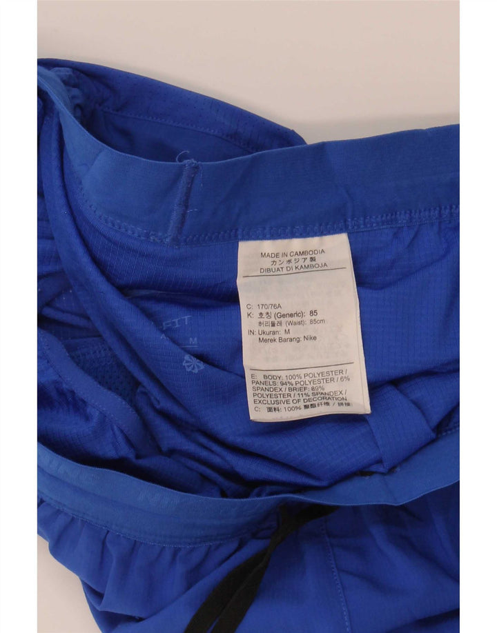 Pantaloni scurți sport Nike Dri Fit Graphic pentru băieți 10-11 ani Poliester albastru mediu
