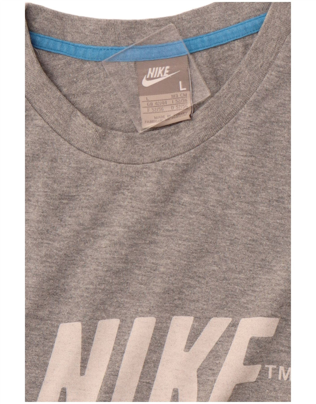 Tricou grafic pentru bărbați NIKE Top UK 42/44 Large Gri