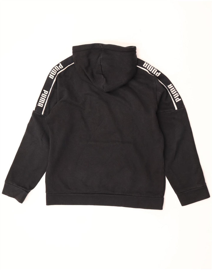 Pulover pentru bărbați Puma Graphic Hoodie, bumbac mediu negru