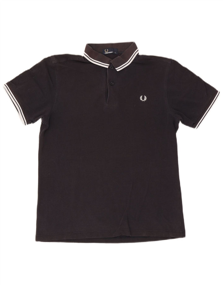 Cămașă polo Fred Perry pentru bărbați, bumbac, albastru bleumarin mediu