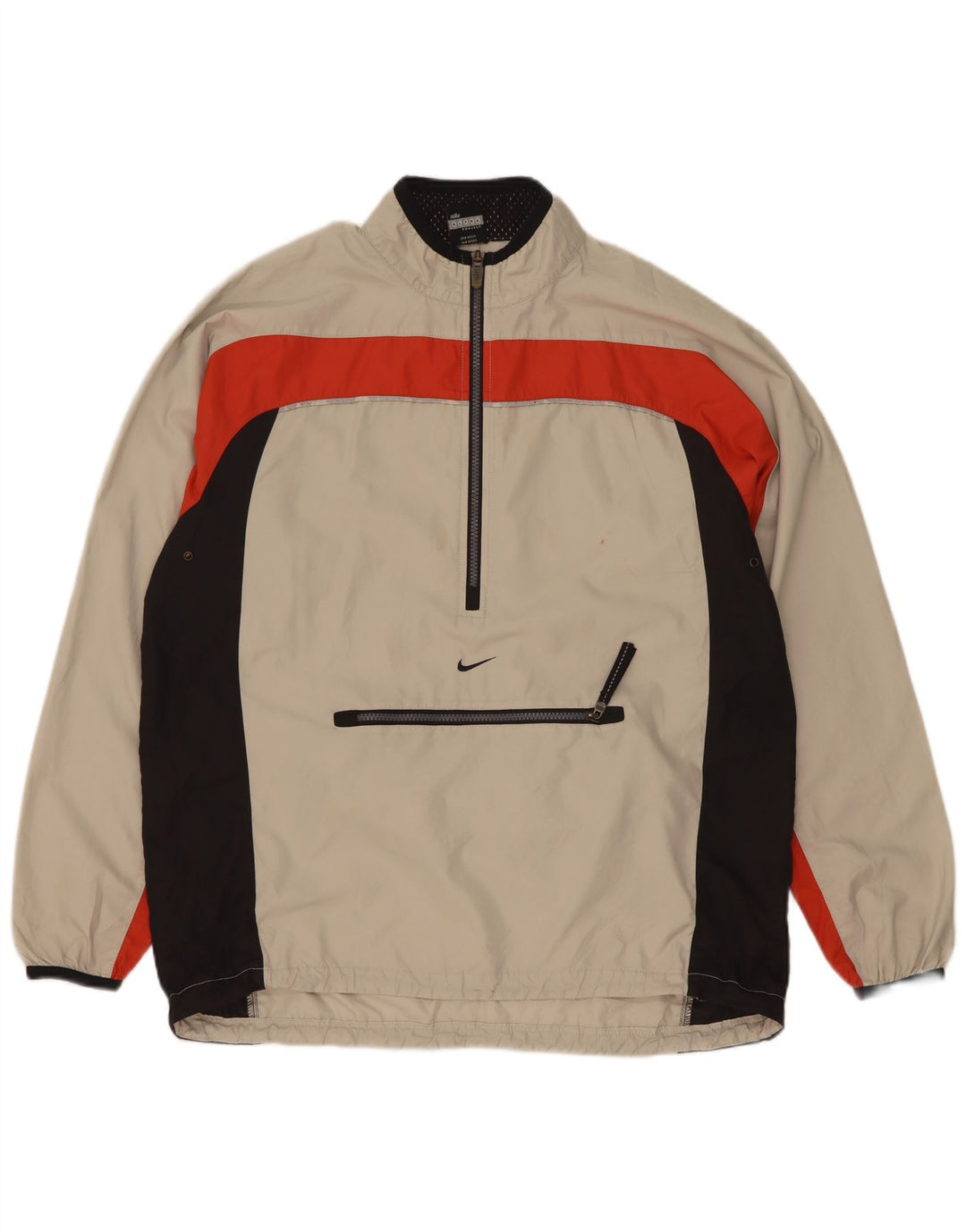 Top de trening Nike Pullover pentru femei US 12/14, mare, bej, bloc de culoare