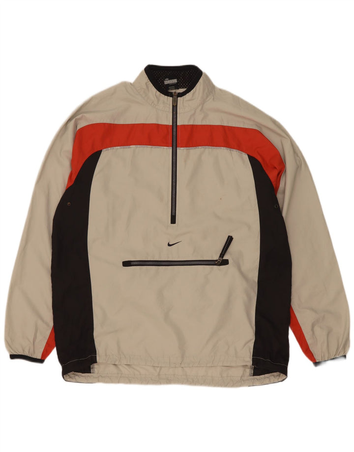 Top de trening Nike Pullover pentru femei US 12/14, mare, bej, bloc de culoare