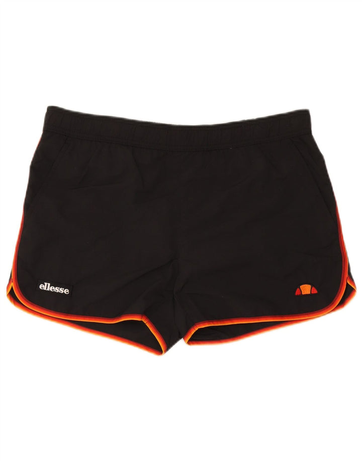 Pantaloni scurți sport Ellesse pentru bărbați, mari, negru, color block