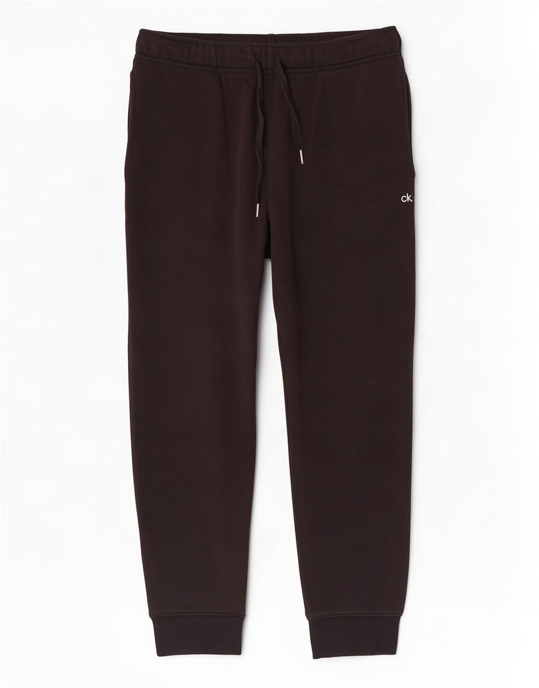 Pantaloni de trening Calvin Klein pentru bărbați, pantaloni de jogging, bumbac mediu negru