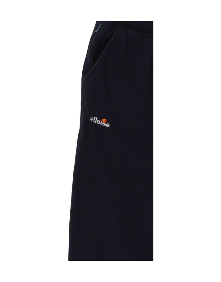 ELLESSE Mens Tracksuit Trousers Medium Navy Blue Cotton Vintage Ellesse and Second-Hand Ellesse from Messina Hembry 