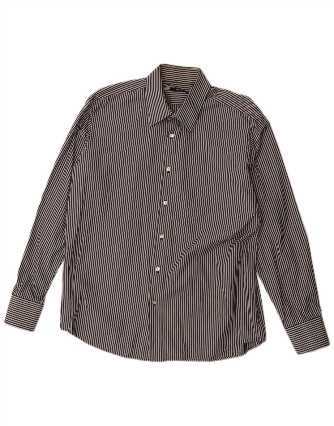 Cămașă pentru bărbați Hugo Boss Mărimea 43 17 XL Bleumarin cu dungi
