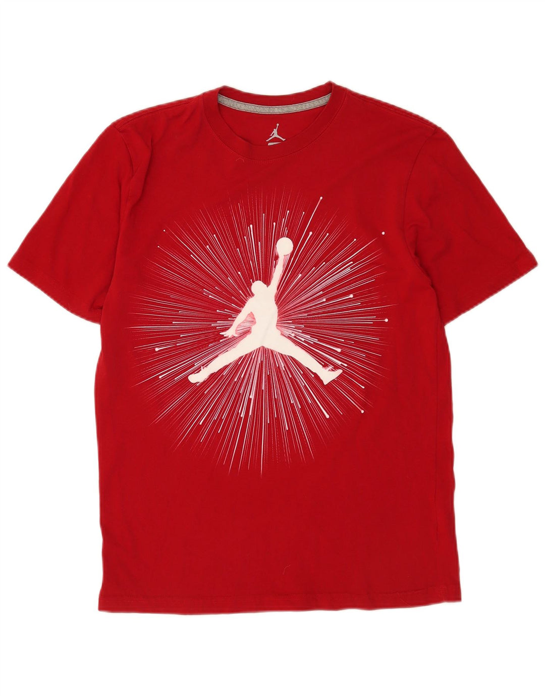 Tricou grafic Jordan pentru bărbați Top din bumbac roșu mediu