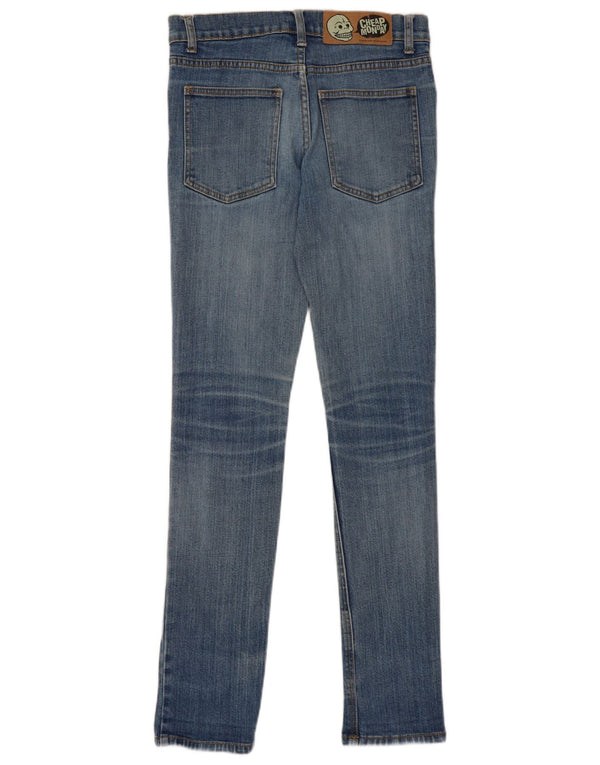 CHEAP MONDAY Blugi skinny pentru bărbați L27 L32 Bumbac albastru