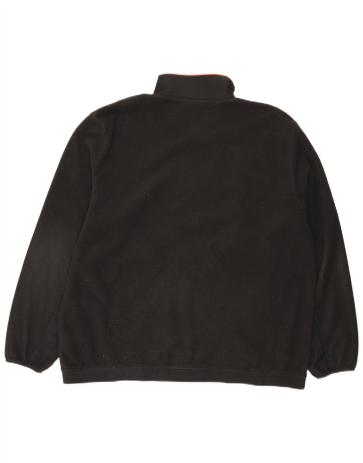 Jachetă fleece pentru bărbați Adidas UK 42 XL poliester negru