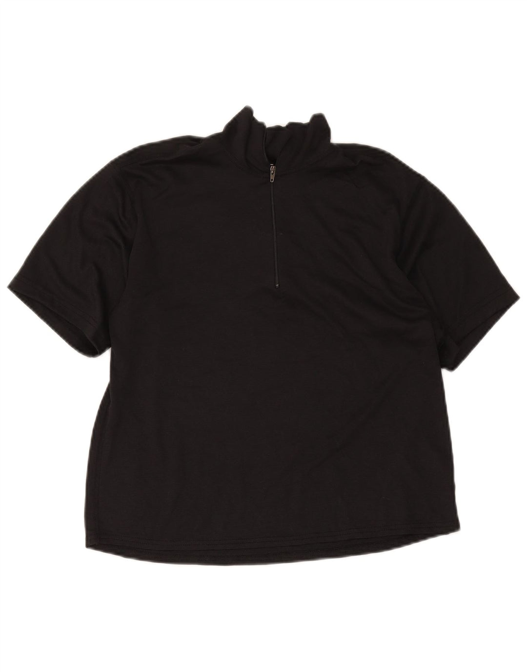 Tricou Patagonia pentru femei, cu fermoar, cu gât, UK 14 Poliester mediu negru