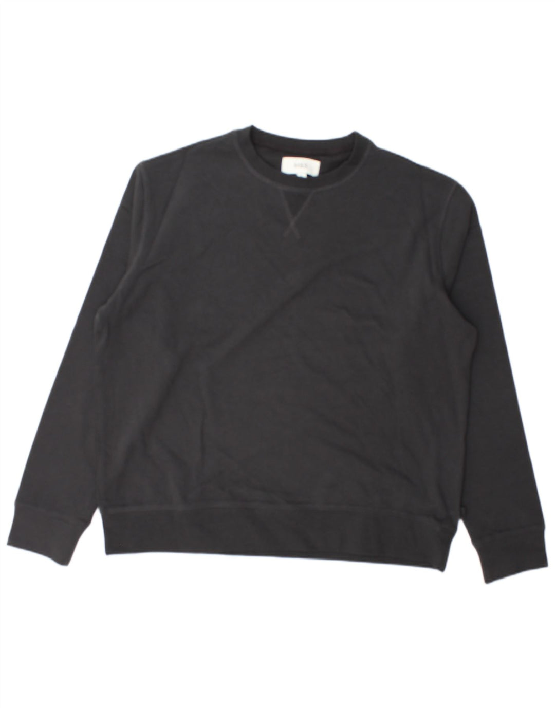 MARKS & SPENCER Hanorac pentru bărbați Pulover XL Bumbac negru