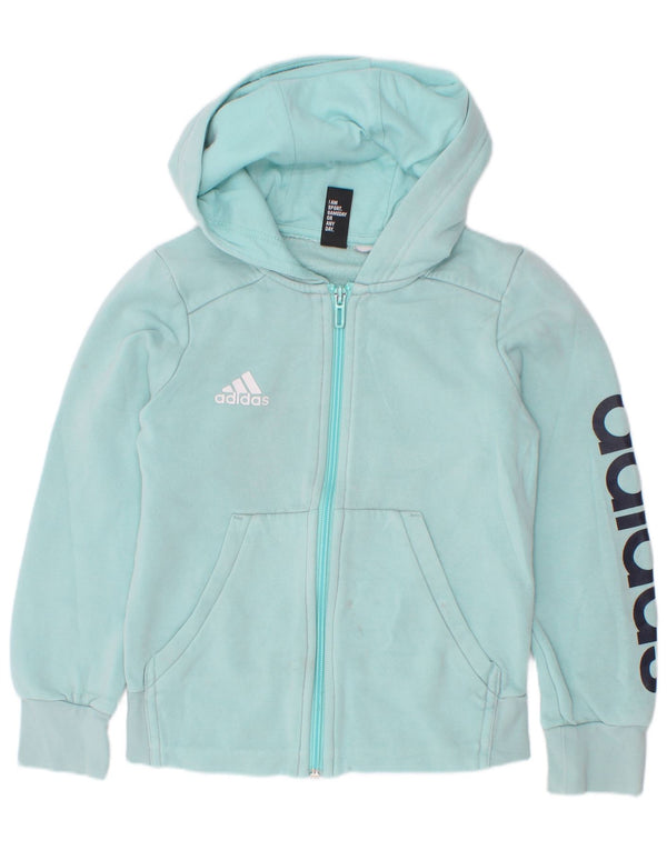 Pulover Adidas Fete Graphic Zip Hoodie 5-6 Ani Albastru