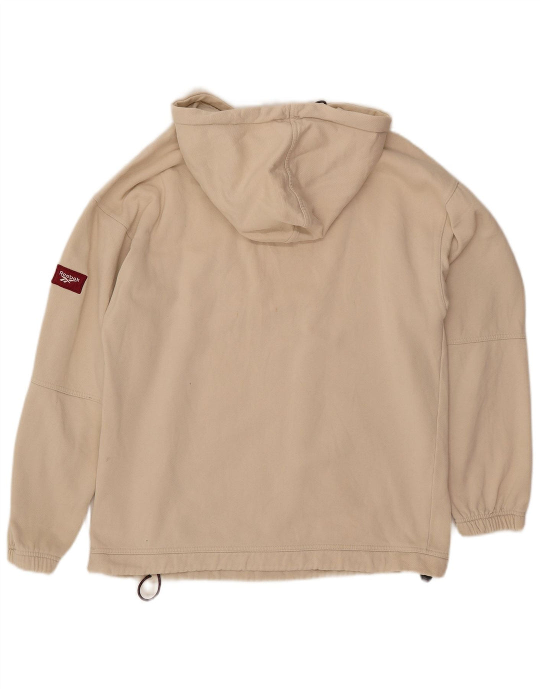 Pulover cu glugă REEBOK pentru bărbați, în formă largi, XS, alb