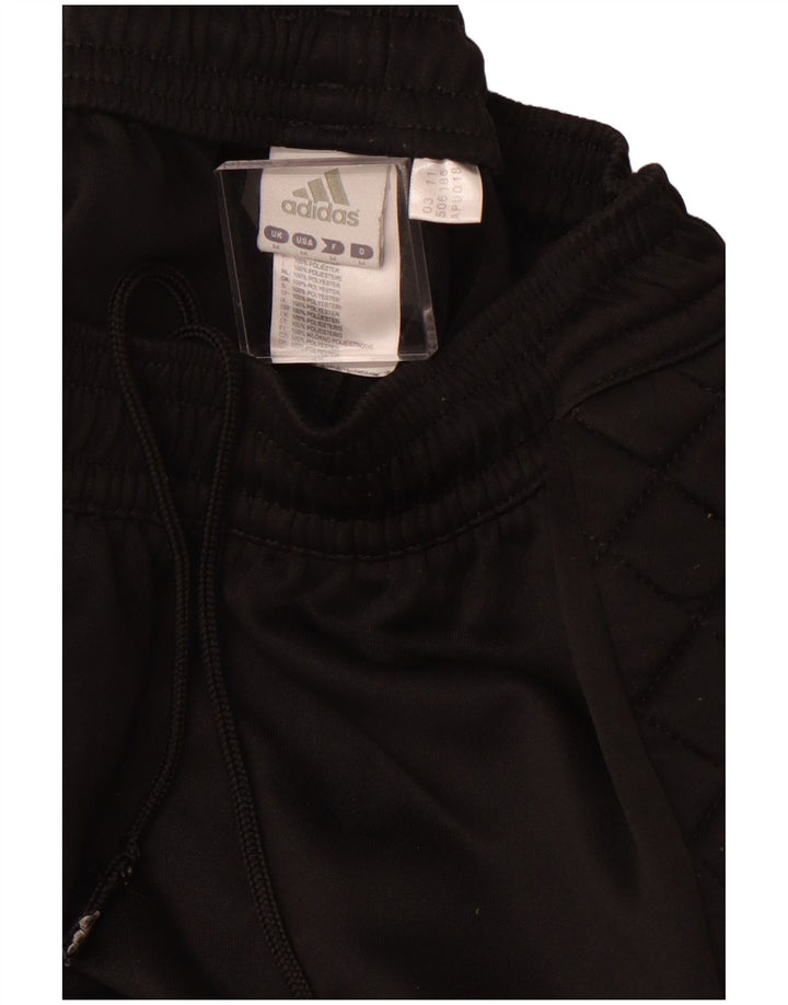 Pantaloni de trening grafic ADIDAS pentru bărbați, poliester mediu negru