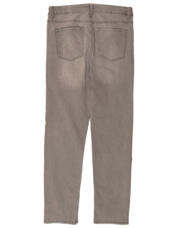 Marks & Spencer Blugi drepti pentru femei The Sienna UK 12 Medium W30 L29 Gri