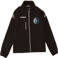 KAPPA Boys Graphic Tracksuit Top Jacket 11-12 Years Black Polyester Vintage Kappa and Second-Hand Kappa from Messina Hembry 