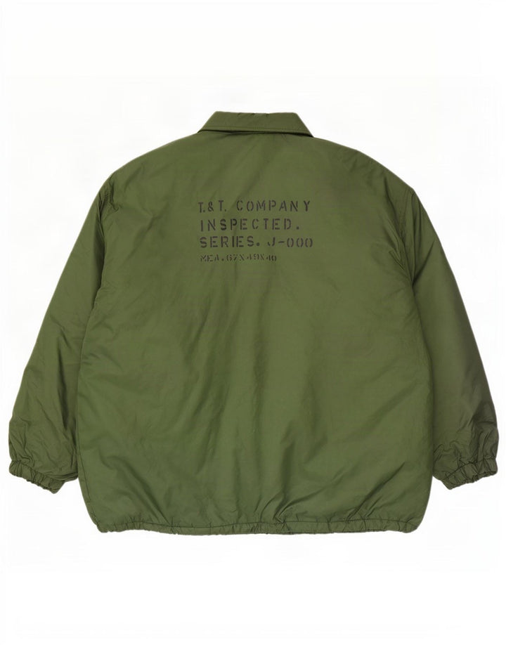 Jachetă Windbreaker cu grafică pentru bărbați Tom Tailor, 40, mare, verde