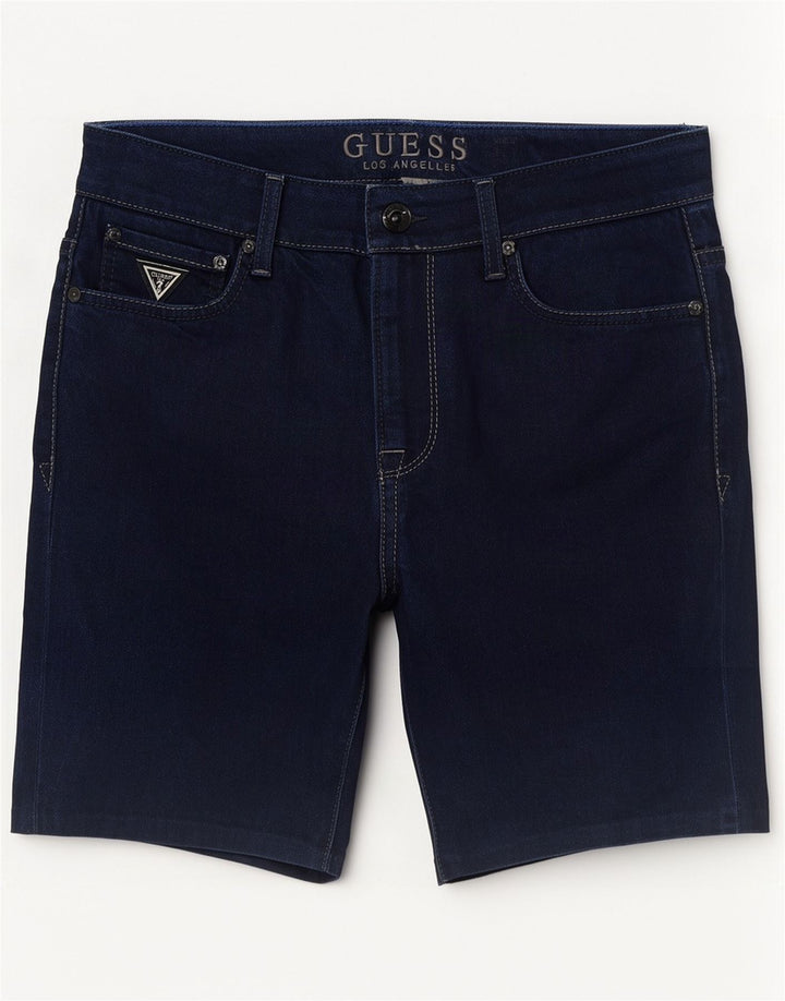 Guess Pantaloni scurți din denim pentru bărbați W33 Medium Bleumarin