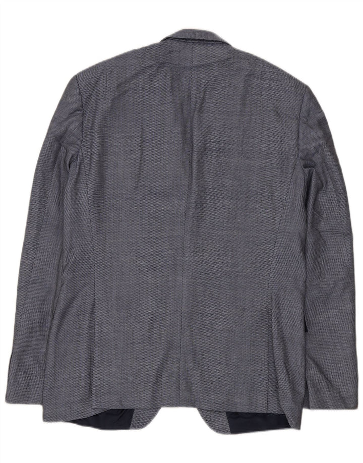 Jachetă blazer pentru bărbați Hugo Boss, cu 2 nasturi, UK 38, albastru mediu