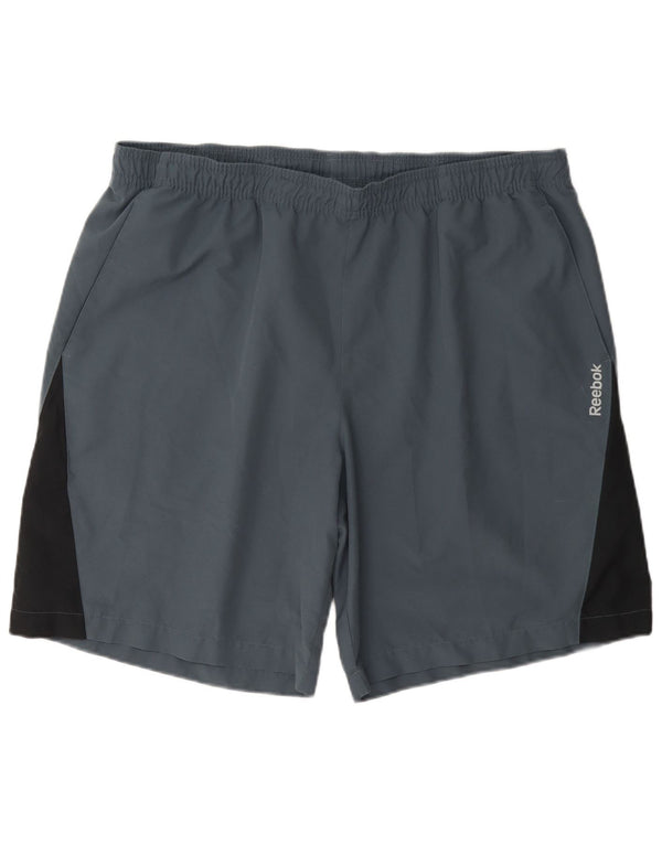 Pantaloni scurți Reebok Speedwick Sport XL, albastru, poliester color bloc
