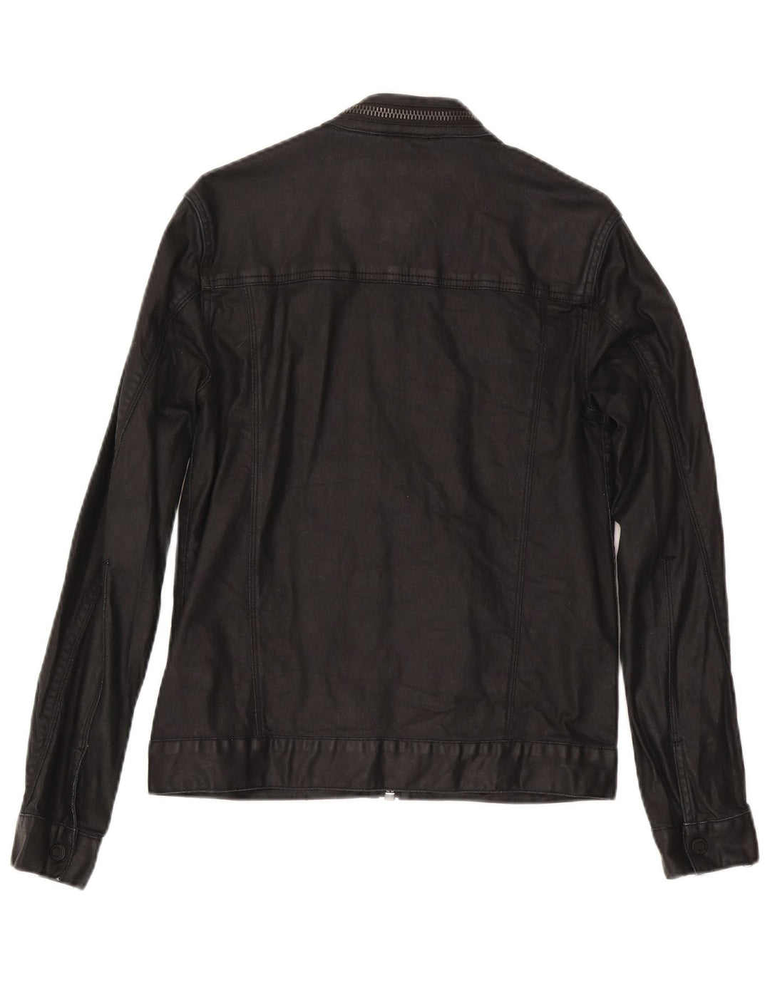 Jachetă de blugi pentru bărbați Superdry UK 36, bumbac negru mic
