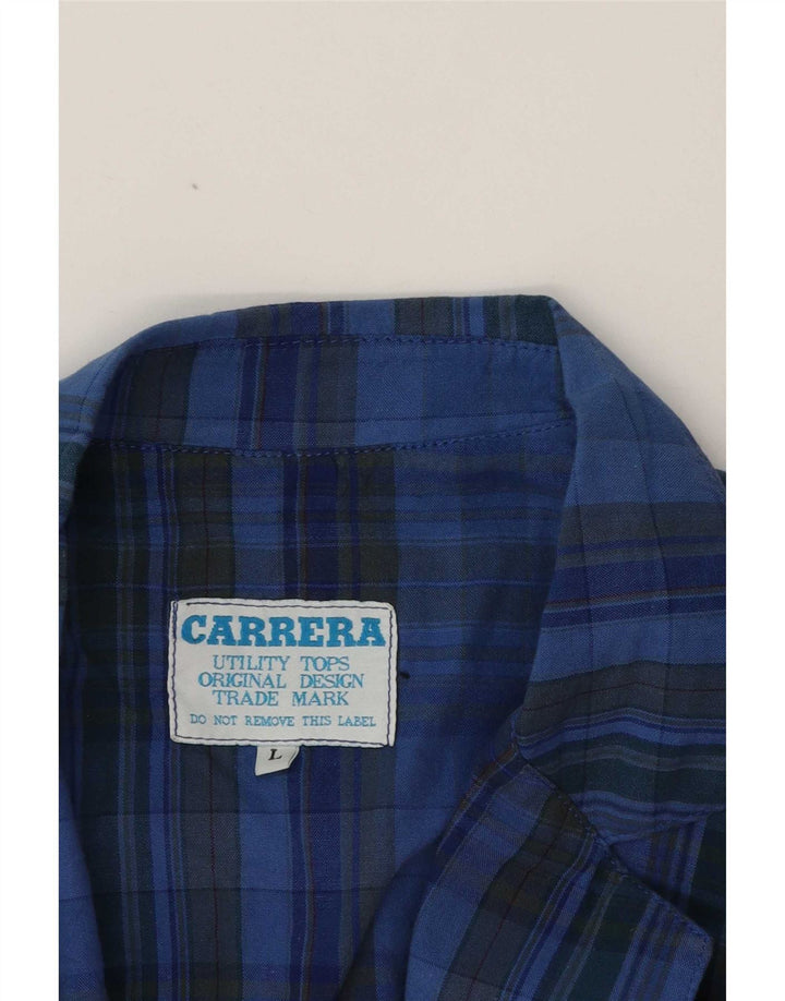 Jachetă pentru bărbați Carrera cu 2 nasturi, UK 40, cu carouri mari, albastre