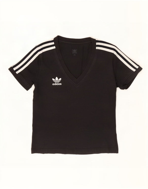 Tricou Adidas pentru femei Top UK 10 Small Black Bumbac