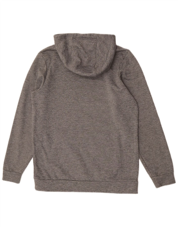 Pulover Nike Therma-Fit pentru bărbați, poliester cu pături, gri mic
