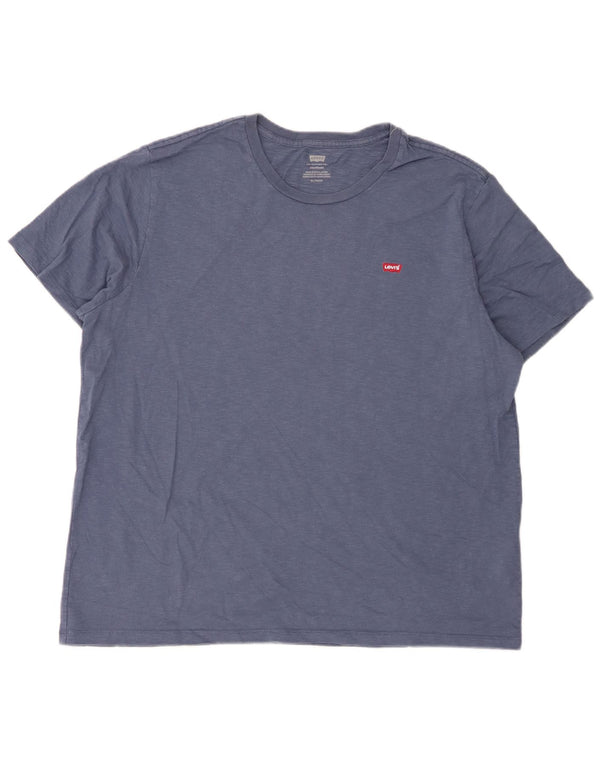 Tricou standard pentru bărbați Levi's Top XL, bleumarin, bumbac cu pete