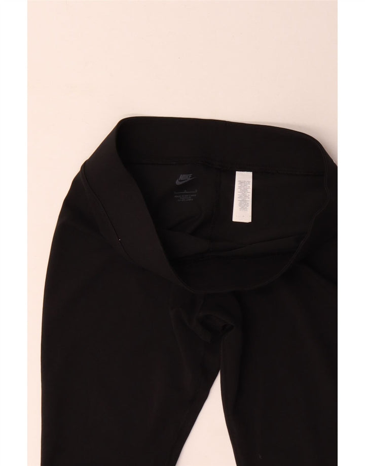 Leggings pentru femei Nike UK 14, mare, negru, bumbac