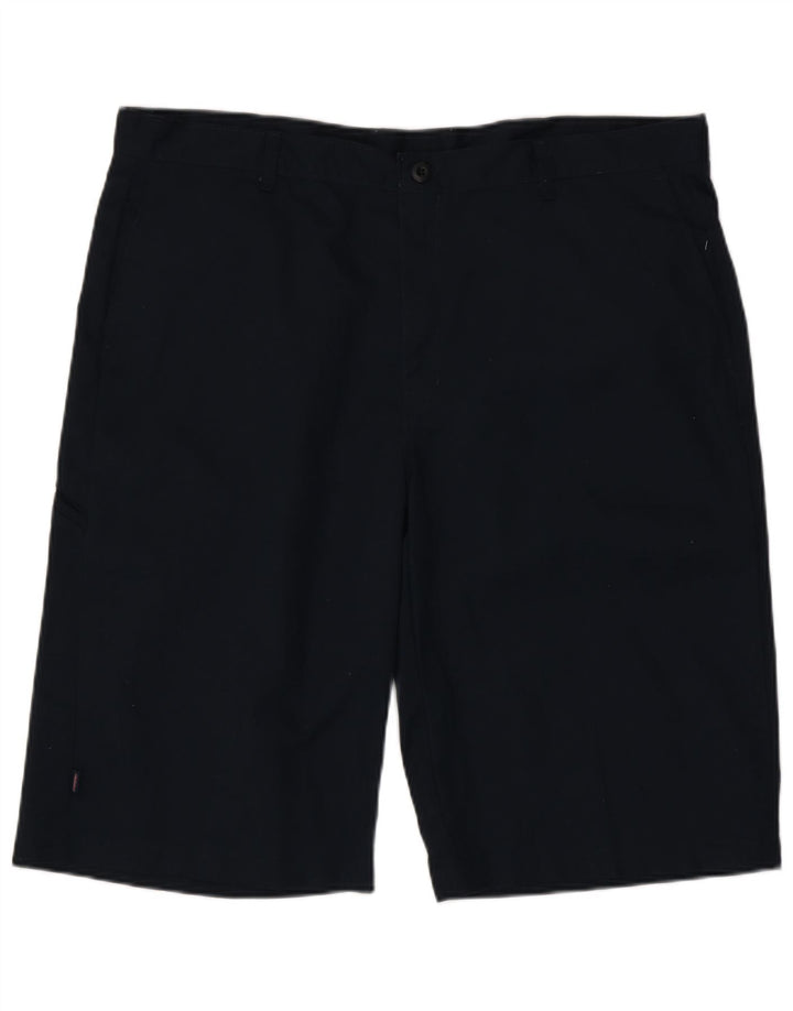 DICKIES Mens Cargo Shorts W42 2XL Navy Blue Polyester