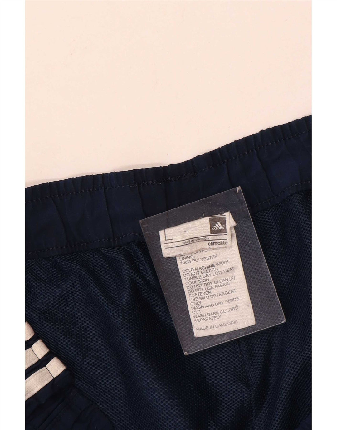 Pantaloni scurți sport pentru bărbați Adidas, mari, albastru, poliester
