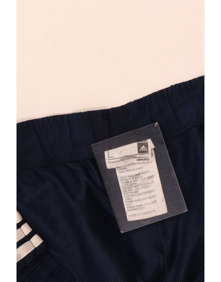 Pantaloni scurți sport pentru bărbați Adidas, mari, albastru, poliester