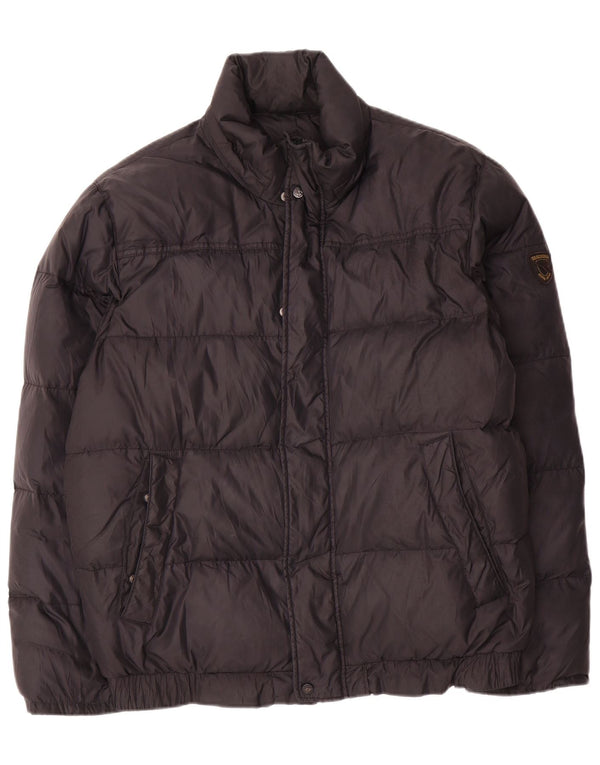 Jachetă căptușită pentru bărbați Diadora UK 40, mare, negru, nailon