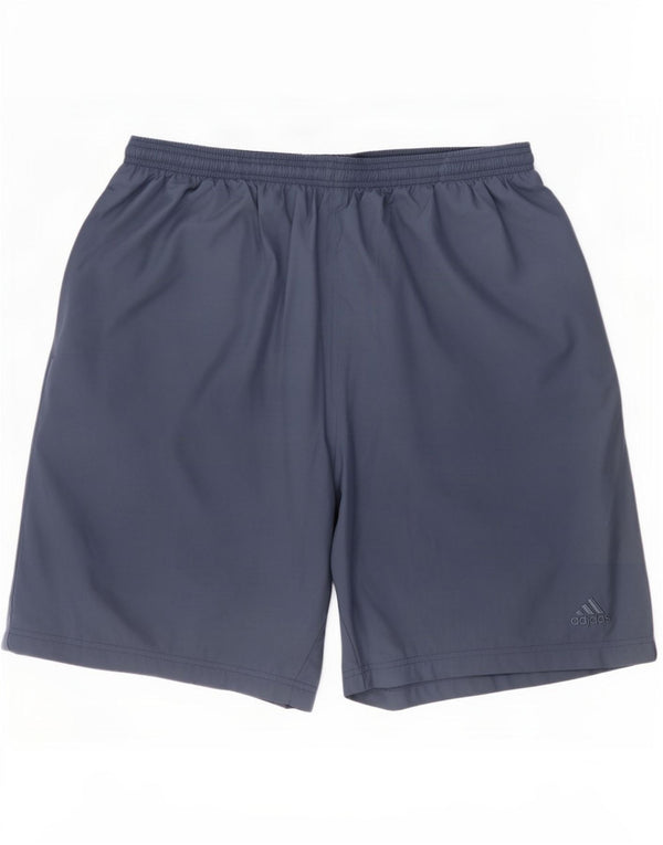 Pantaloni scurți sport pentru bărbați Adidas XL poliester albastru